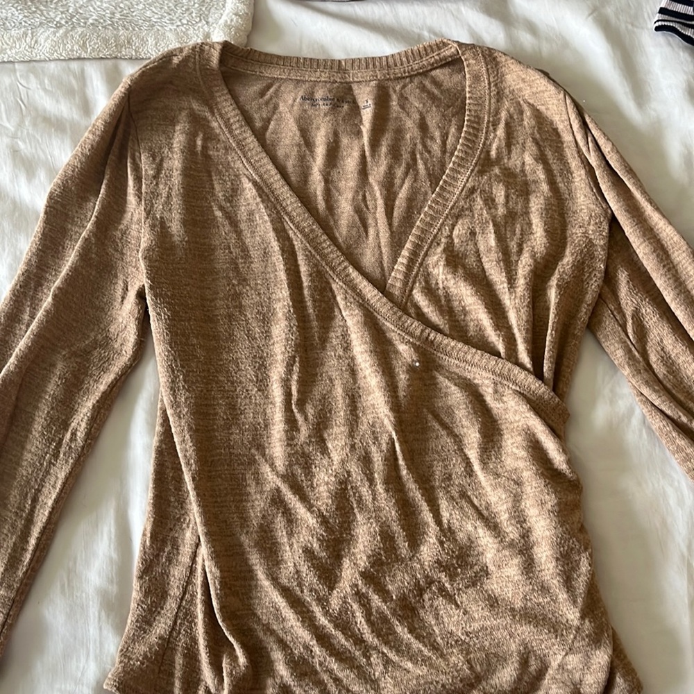 Abercrombie & Fitch - Size S Tan Bodysuit